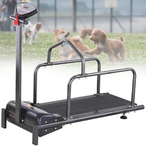 Pet Treadmill, Dog Running Training Machine Dog Treadmill with Safety Fence,Indoor Exercise Equipment for Pet Fitness Exercise,for Small/Medium/Large Dogs