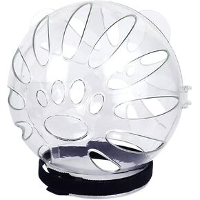 Muloo Pet Recovery Space Helmet Anti-Lick/Anti-Bite Cat Head-Cover Breathable- Helmet Cat Grooming Help Supplies Cat Headgear As The Picture Shown, Large