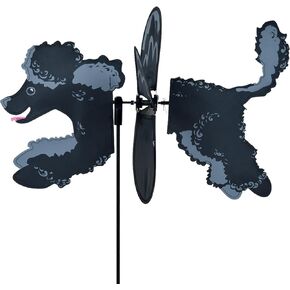 Petite Dog Spinner - Black Poodle