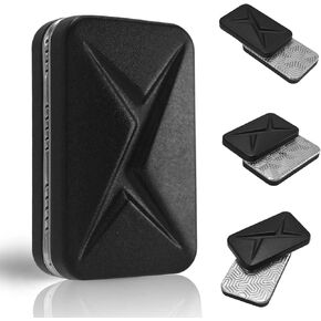 Breakthrough Fidget Slider, Trackless Fidget Slider for Fancy Play, EDC Fidget Toys Adults Sensory Toys Home Office Executive Desk Toys Gift for ADHD/ADD/Autism (Frost Black)