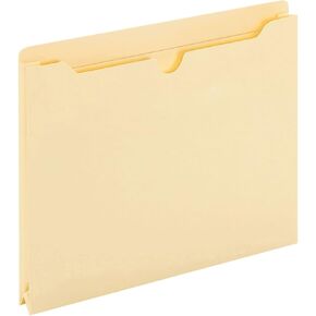 Office Depot Manila File Jackets, 1in. Expansion, 8 1/2in. x 11in., Box of 50, OD24910