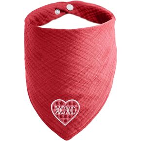 Pet's Bandanas for Medium Dog Solid Color Dogs Scarf with Adustable Button,PeaGreen,Medium