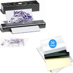 Phomemo TP81 (Upgraded) Tattoo Stencil Printer with 50pc Transfer Paper