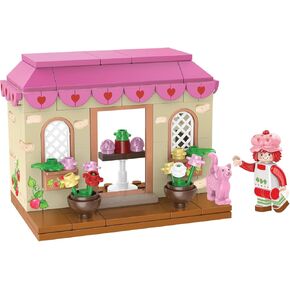Snap & Switch Strawberry Shortcake Bakery Set – Buildable Toy Set with Sweet Treat Accessories for Imaginative Baking Fun