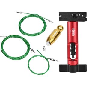 BESNIN Bike Cable Routing Tool Park Tool Internal Cable Routing Kit Bike Frame Cable Guide for DI2 Tube/Inner Cable/Brake Tube Cable Routing Kit Gold in Kuwait