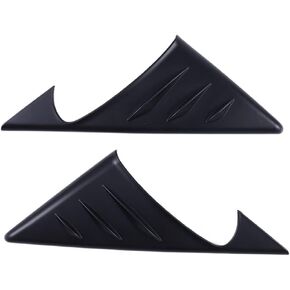 Compatible for Jaguar F-Type 2013-2023 Rearview Mirror Side Triangle Spoiler Trim Decorative Sticker ABS Carbon Fibre/Matte Car Accessories(MATT Black)