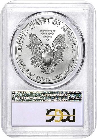 USA 2017 $1 American Silver Eagle Coin - MS69 PCGS - United States Mint in Saudi Arabia