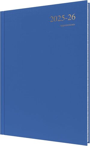 'Essentials' 12 Month Mid/Academic Year Planner, July 2025-July 2026 - ESSA41M.50-2526 - Day-to-Page Appointments Diary, A4 Hard Cover, Pink in Kuwait