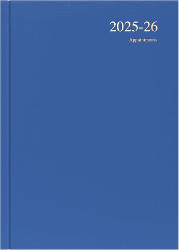 'Essentials' 12 Month Mid/Academic Year Planner, July 2025-July 2026 - ESSA41M.50-2526 - Day-to-Page Appointments Diary, A4 Hard Cover, Pink in Kuwait