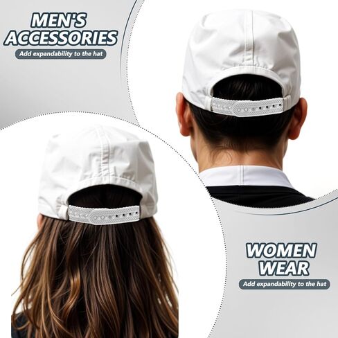 2 Pcs Hat Extender, Adjustable Hat Buckle Replacement, Hat Size Extension, Half-Size Hat Adjuster for Caps in Saudi Arabia