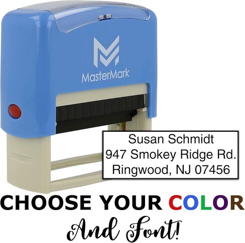 MasterMark Custom Stamp - Self-Inking Stamp (Small/Up to 3 Lines) in Saudi Arabia
