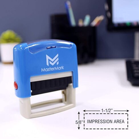 MasterMark Custom Stamp - Self-Inking Stamp (Small/Up to 3 Lines) in Saudi Arabia
