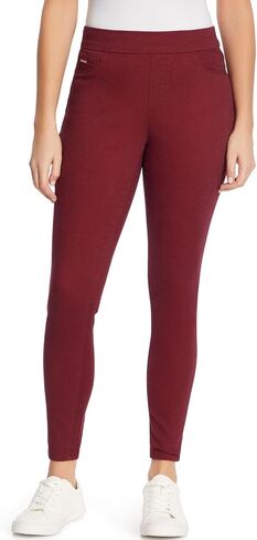 NINE WEST Ladies Heidi Pull On Pant | Women Pullon Pant | Pull On Pants for Women - Army Olive 12 in Saudi Arabia