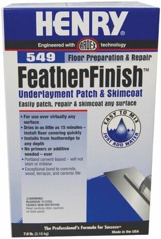 12163 H549 Featherfinish Floor Patch by Henry ، W.W. شركة in Saudi Arabia