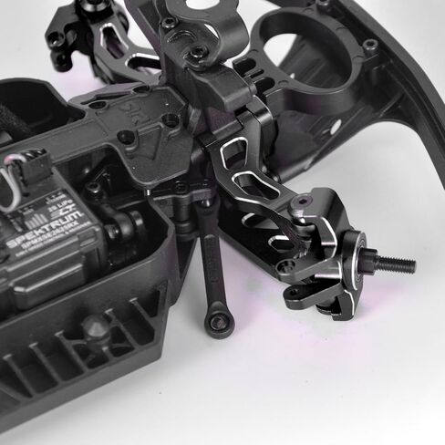 أذرع التعليق الأمامية السفلى من الألومنيوم لـ Arrma 1/16 Mojave Grom & Losi 1/12 NASCAR Models | قطع غيار سبيكة متينة CNC ، استبدال ARA330839 in Kuwait