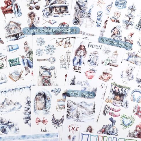 Astrology Sticker Book for Journaling, Pre-Cut Gorgeous Scrapbook Sticker for Adults Women, Transparent PET Washi Paper Materials for Collage Art, Card Making, Junk Journal in Saudi Arabia