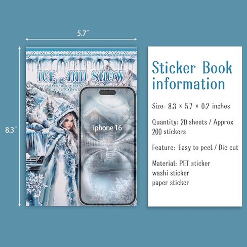 Astrology Sticker Book for Journaling, Pre-Cut Gorgeous Scrapbook Sticker for Adults Women, Transparent PET Washi Paper Materials for Collage Art, Card Making, Junk Journal in Saudi Arabia
