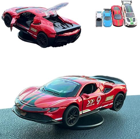 Car Dashboard Decorations - Alloy Drifting Spin Car Model, 1:36 Scale Rotating Metal Ornament, Fun & Cool Gadgets for Men, Sporty Dynamic Auto Accessories with Bobble Head-Style Design (04) in Kuwait