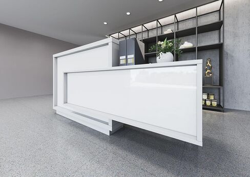 مكتب الاستقبال Foro ، ADA الامتثال (عداد المواجهة اليمين ، أبيض) in Kuwait