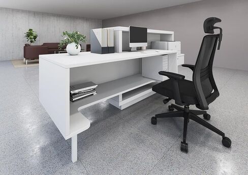 مكتب الاستقبال Foro ، ADA الامتثال (عداد المواجهة اليمين ، أبيض) in Kuwait