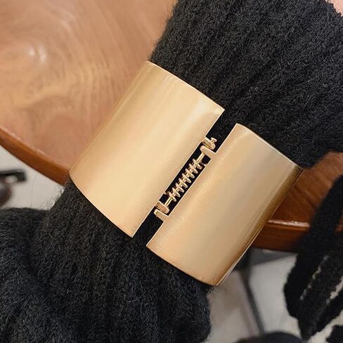 هاري اند هنري سوار ذهبي للنساء، سوار حلقي هندي، اساور عريضة مخددة للذراع والمعصم، سوار ملتف مكتنز، مجوهرات هدايا للبنات in Kuwait