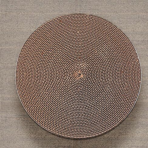 قطر القطط الدائري قطره 10 بوصة قطره 3/5 بوصة سماكة خدش استبدال الورق المقوى خدش الخدش لوحة الخدش الخدش للقطط الداخلية (1 جهاز كمبيوتر) in Kuwait