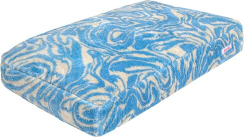 DBD3001D-L Mabel 41 "× 25.5" مصمم حديثة فائقة الناعمة قابلة للانعكاس على سرير حيوان أليف مستطيل مع غطاء قابل للغسل ، فحص sorbet in Kuwait