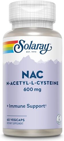 SOLARAY NAC N-Acetyl-L-Cysteine Supplement, 600 mg, 60 Count in Saudi Arabia