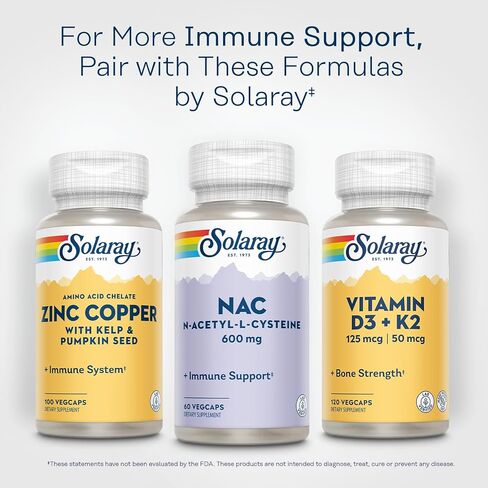 SOLARAY NAC N-Acetyl-L-Cysteine Supplement, 600 mg, 60 Count in Saudi Arabia