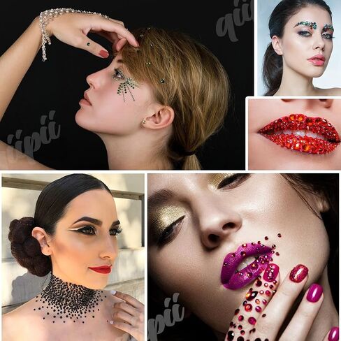 8 Color 2-6mm Blue Jelly Resin Rhinestones w B7000 Jewelry Glue for Bedazzling Crafting Flatback Stones Gems Diamonds for Nails Face Eyes Makeup Tumblers Bottles DIY Crafts Clothes Shoes Phones in Kuwait