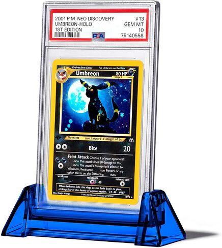 PSA-BGS-CGC Acrylic Stand Clear / Color for Graded Card Display / Slab Holder (PSA, Clear) in Kuwait