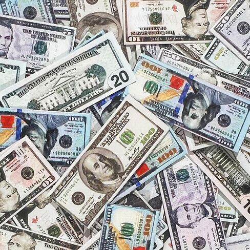 600PCS 1:12 Dollhouse Miniature Dollar Bills Set, Old Tiny Mixed Denominations Money for Doll House, New in Kuwait