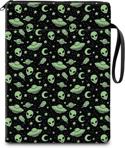 Book Sleeve for Book Lovers Gifts, Cute Book Pouch Book Protector with Zipper and Front Pocket BookCover Case for Women Men Reader Book Accessories Luxury Black Leopard in Kuwait