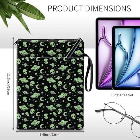 Book Sleeve for Book Lovers Gifts, Cute Book Pouch Book Protector with Zipper and Front Pocket BookCover Case for Women Men Reader Book Accessories Luxury Black Leopard in Kuwait