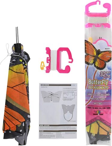 WindNSun Butterfly Nylon Kite, 32 Inches Wide in Kuwait