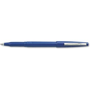 Pentel Rolling Writer Roller Ball Capped Pen, Blue Ink, Medium Point, Dozen, DZ - PENR100C