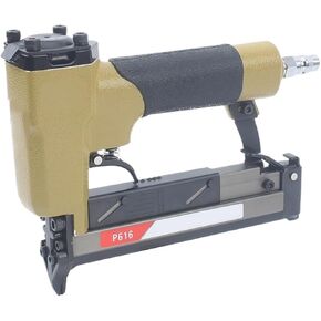 Oil-Free Pneumatic Staple Gun Heavy-Duty Stapler 23GA P616 Pneumatic Nailing Gun Pneumatic Stapler Gun Nailer Tools Nail Length 6-16MM