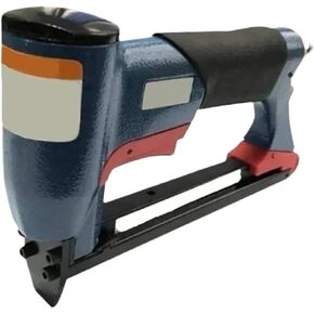 Oil-Free Pneumatic Staple Gun Heavy-Duty Stapler 21Ga Fine Wire Stapler Pneumatic Nail Gun 8016 Pneumatic Power Upholstery Staples Gun for Furniture Upholstering