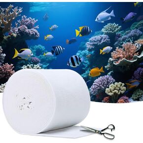 Aquarium Polishing Filter Pad-Ultra Fine 50 Micron Filter Floss for Crystal Clear Water,Cut-to-Size Filter Media for Fish Tank,Safe for Fish/Reef/Turtles(24" x 36", 1 Pack)