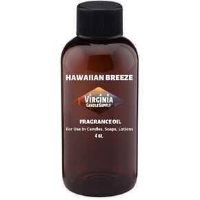 Hawaiian Breeze Fragrance Oil (Our Version of The Brand Name) (4 oz Bottle) for Candle Making, Soap Making, Tart Making, Room Sprays, Lotions, Car Fresheners, Slime, Bath Bombs