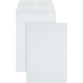 Office Depot Large Format Open-End White Envelopes, 6 1/2in. x 9 1/2in., Box Of 500, 77625