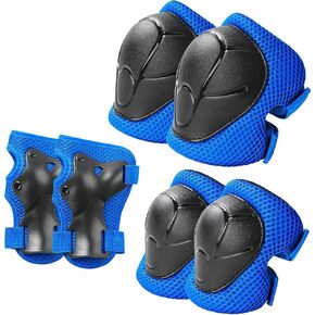 ألوان متدرج الأطفال الأطفال الواقيين مجموعة منصات الركبة للطفل من 2 إلى 14 سنة ، مع قابلة للتعديل حزام الأطفال/ وسادات ركبة الشباب منصات الكوع الحراس الرسغ in Kuwait