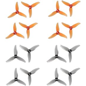 8Pairs Gemfan Hurricane 2520 2.5X2X3 3-Blade PC Propeller 1.5MM for FPV Freestyle 2.5Inch Drone 1106 1404