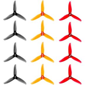 12Pcs Gemfan Hurricane 3020 3-Blade PC Propeller 3 Holes Props 1.5mm for RC FPV Racing Freestyle 3inch Toothpick Cinewhoop