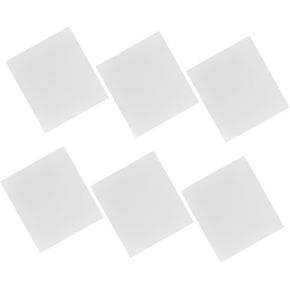6pcs Clear PVC Drawing Mat for Printing Pen Lightweight Transparent Craft Mat for Painting Sketching DIY Tool for Creative Projects The Go