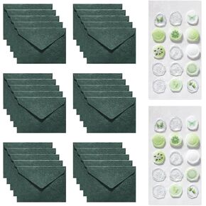 30 Pieces A6 Envelopes with 30 Seal Stickers, 6.32 x 4.45 inch Envelopes for 4 x 6 Wedding Invitation Cards, Greeting Cards, Graduation, Birthday Party Invitations, Blue.