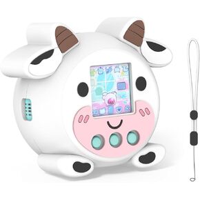 Cute Silicone Case Compatible with Punirunes Virtual Pet,Silicone Cover Case Compatible with Punirunes Interactive Digital Pet Case,Punirunes Case with Lanyard