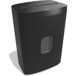 Staples Paper Shredder, 12-Sheet Micro-Cut, Anti-Jam, for Office & Home Use with 5 Gallon Pull-Out Bin, Black