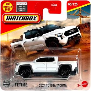Matchbox 2025-2024 Toyota Tacoma [Light Smoke Tint] White (Smoke) 65/125