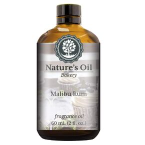 Malibu Rum Cupcakes Fragrance Oil (60ml) For Diffusers, Soap Making, Candles, Lotion, Home Scents, Linen Spray, Bath Bombs, Slime